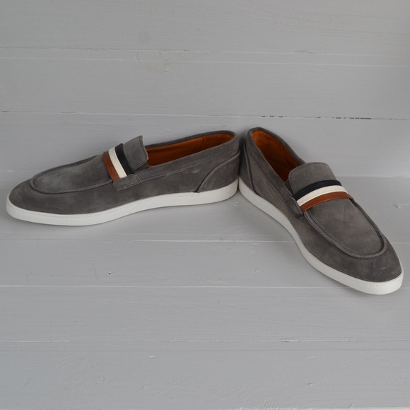 Allen Edmonds Port Washington Randolph Grey White Loafer Shoes Size 11.5D - Picture 7 of 11